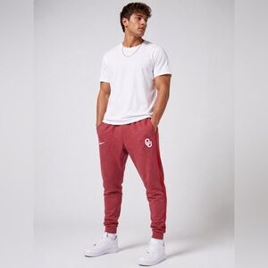 Nike Dri-FIT Oklahoma Sooners OU Jogger Sweatpants Men’s 3XL Red Athletic